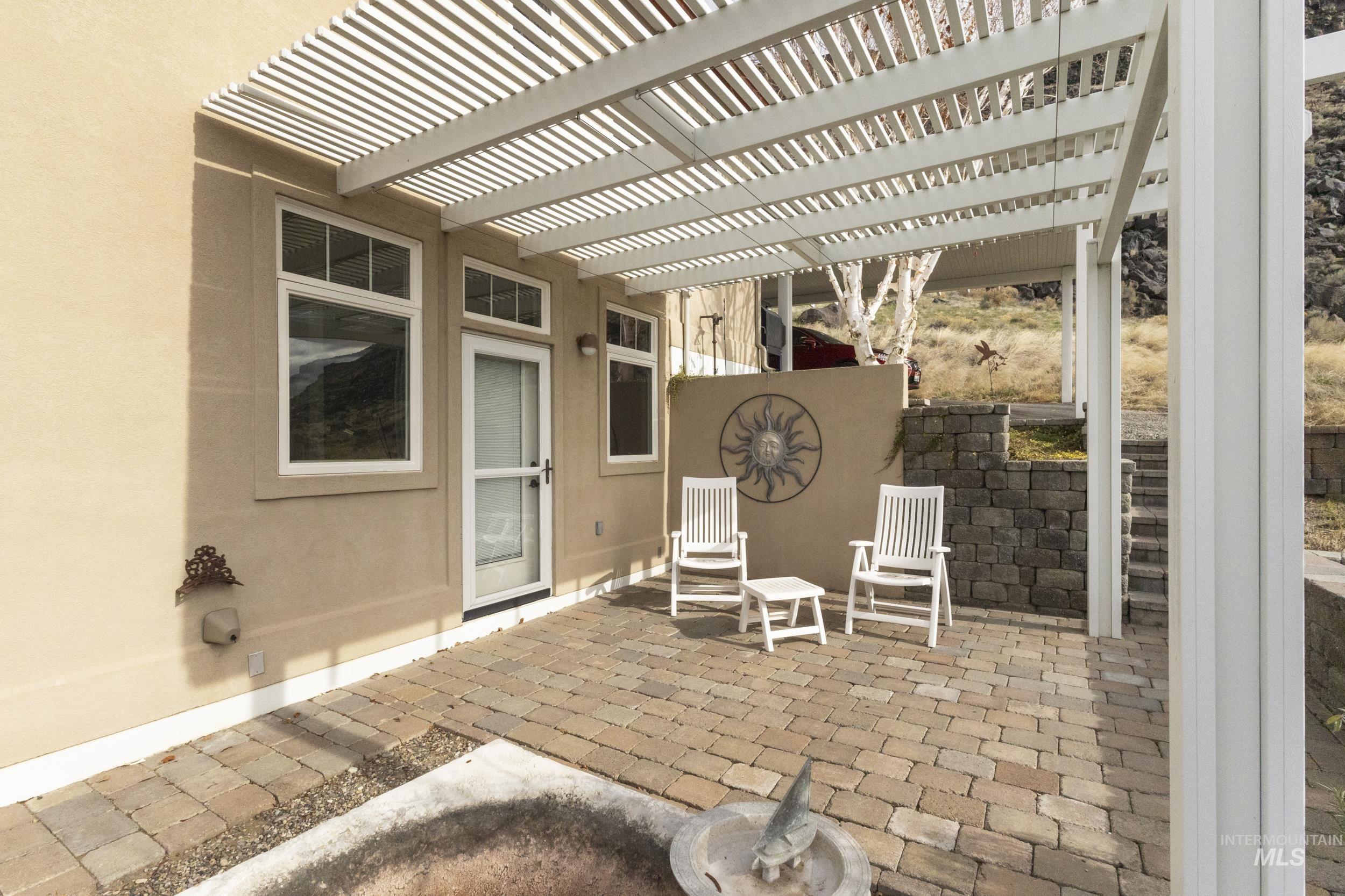 382 River Road Bliss, ID 83314 - Photo 32 of 46 View of patio featuring a pergola