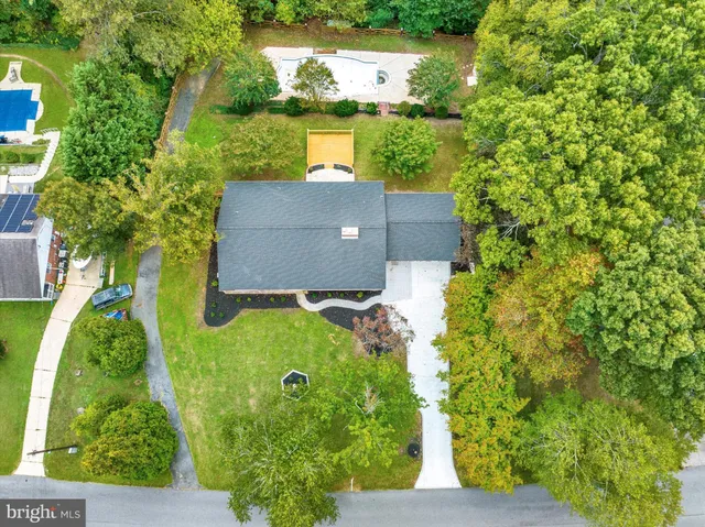 a house view with a garden space