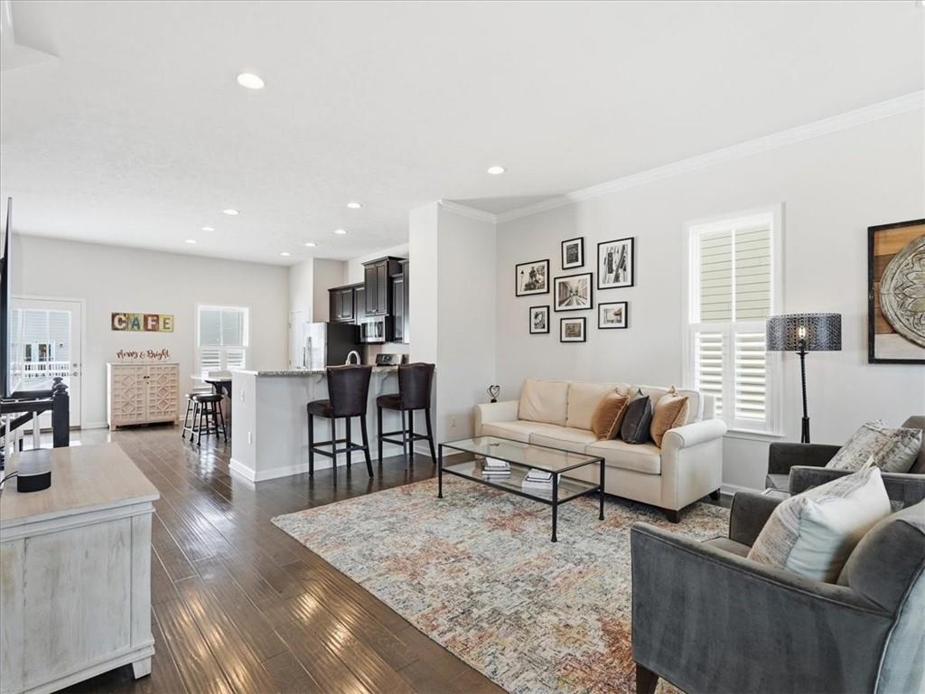 828 Oneida Circle Mars, PA 16046 - Photo 14 of 30 a living room with furniture and view of kitchen