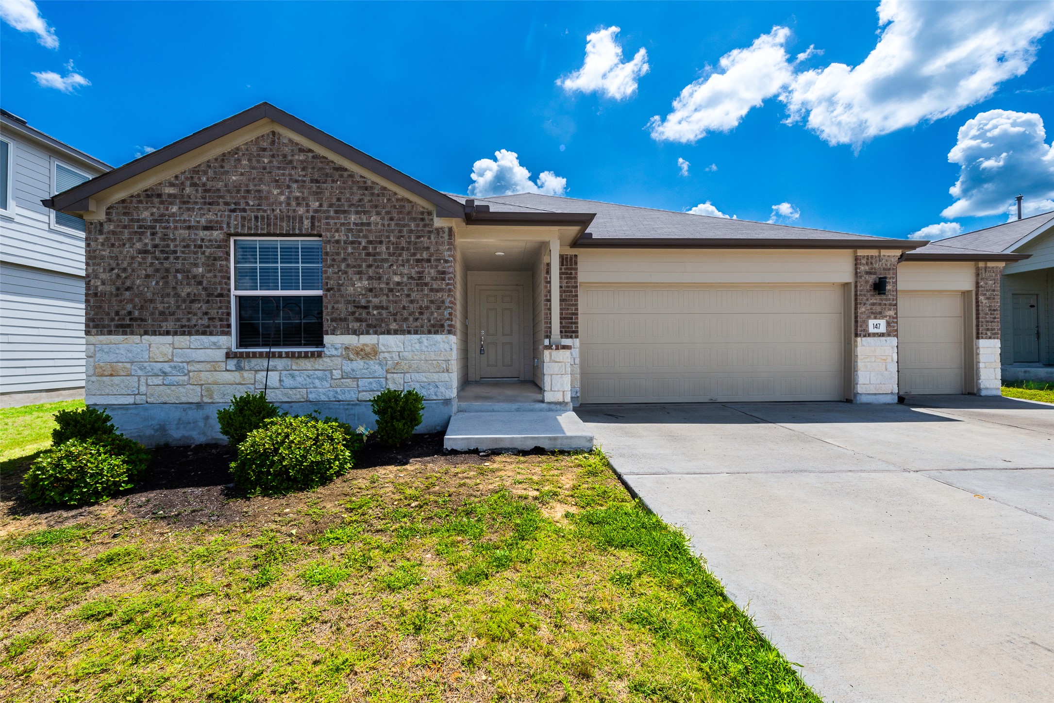 147 Otter Road Kyle, TX 78640 - Photo 1 of 34 Amazing 3 car garage, 4 rooms (3 beds plus study) sprinklers system front and back and includes stainless appliances and side by side refrigerator!