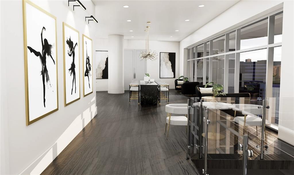 3242 Peachtree Road Northeast, Unit 301 Atlanta, GA 30305 - Photo 34 of 41 a living room with furniture or wooden floor and a large window