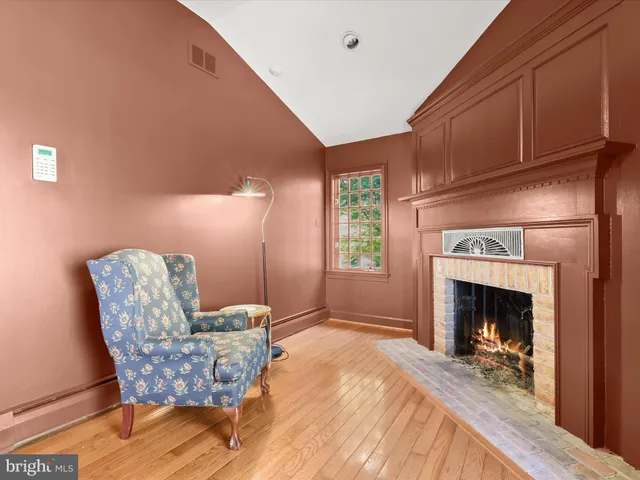 a view of a golf course with a trees