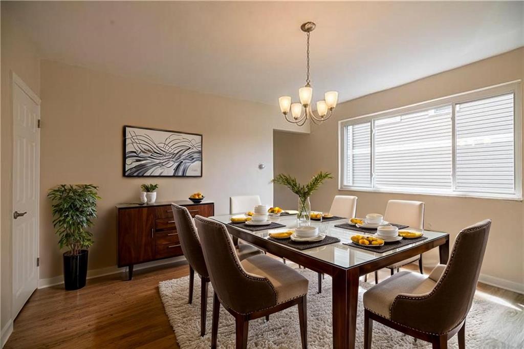 925 Greenhill Road Pittsburgh, PA 15209 - Photo 7 of 27 a view of a dining room with furniture window and wooden floor