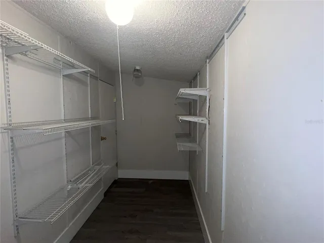 a close view of closet