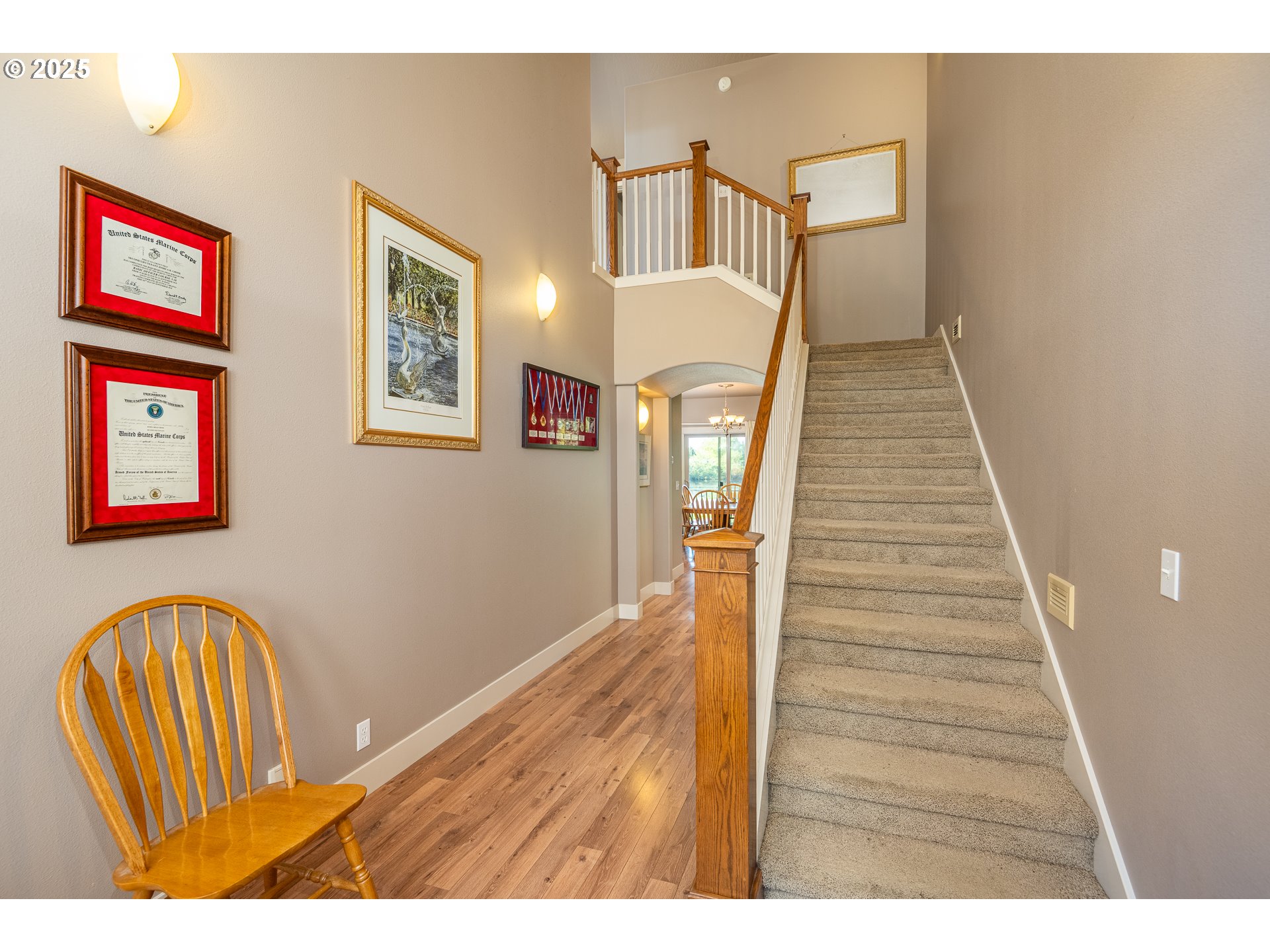 4756 Jessen Drive Eugene, OR 97402 - Photo 3 of 29 a view of entryway with wooden floor