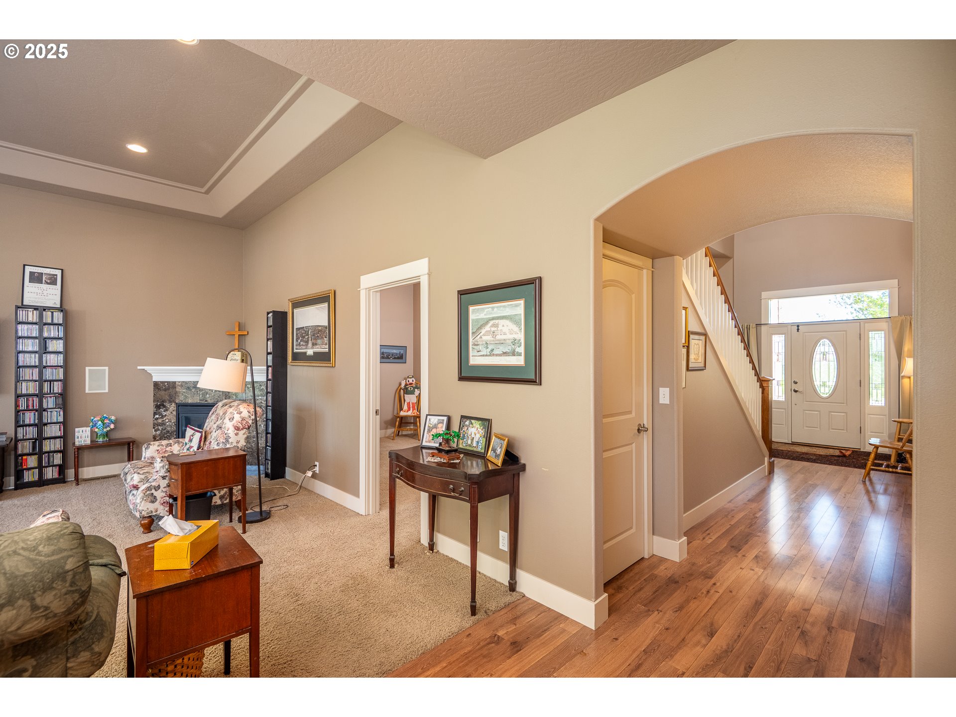 4756 Jessen Drive Eugene, OR 97402 - Photo 7 of 29 a living room with furniture and a wooden floor