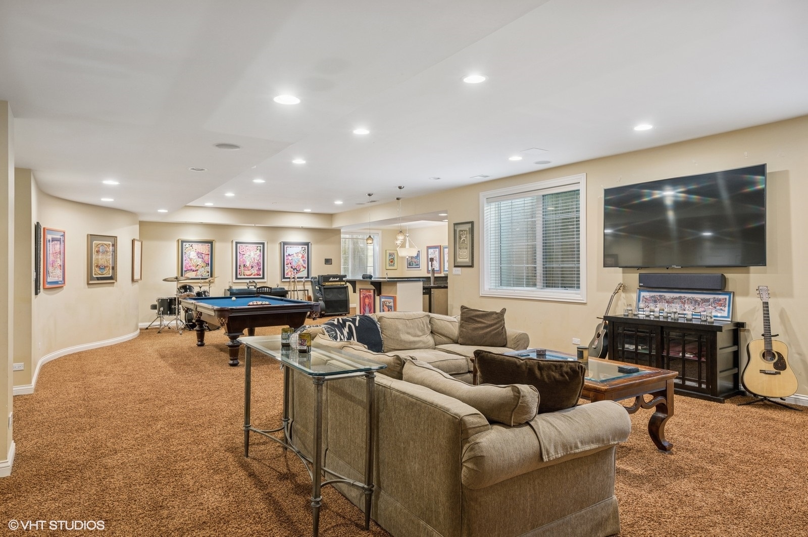 120 Maya Court Deerfield, IL 60015 - Photo 28 of 37 a living room with furniture and a fireplace