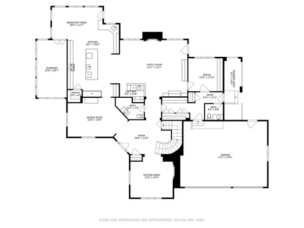 a picture of floor plan
