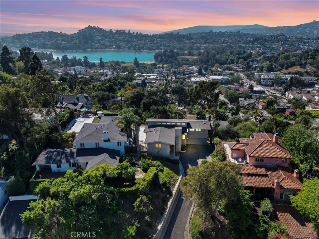 2377 Silver Ridge Avenue Los Angeles, CA 90039 - Photo 2 of 46 an aerial view of a house with a garden