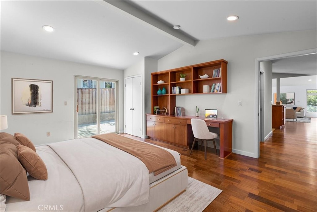 2377 Silver Ridge Avenue Los Angeles, CA 90039 - Photo 26 of 46 a bedroom with a bed furniture and a window