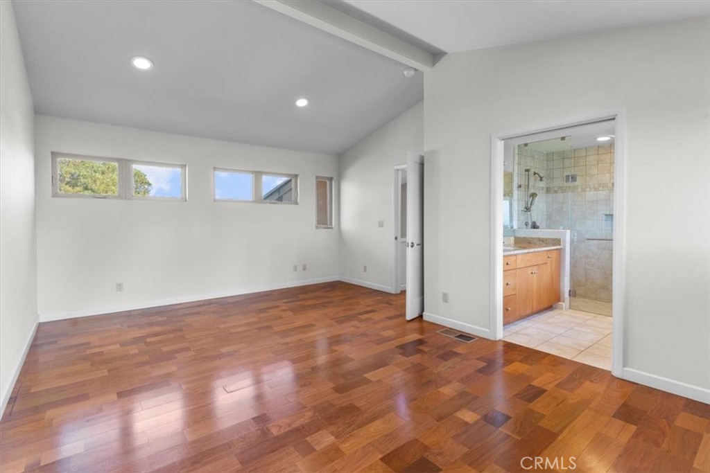 2377 Silver Ridge Avenue Los Angeles, CA 90039 - Photo 31 of 46 a view of a big room with wooden floor and a bathroom