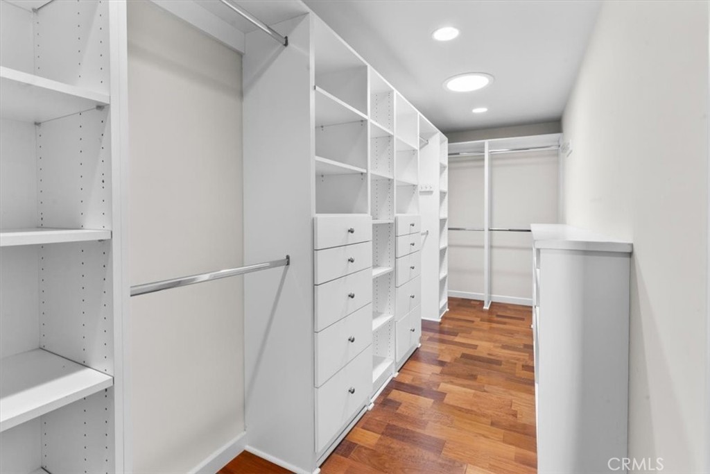 2377 Silver Ridge Avenue Los Angeles, CA 90039 - Photo 34 of 46 a view of walk in closet with empty racks
