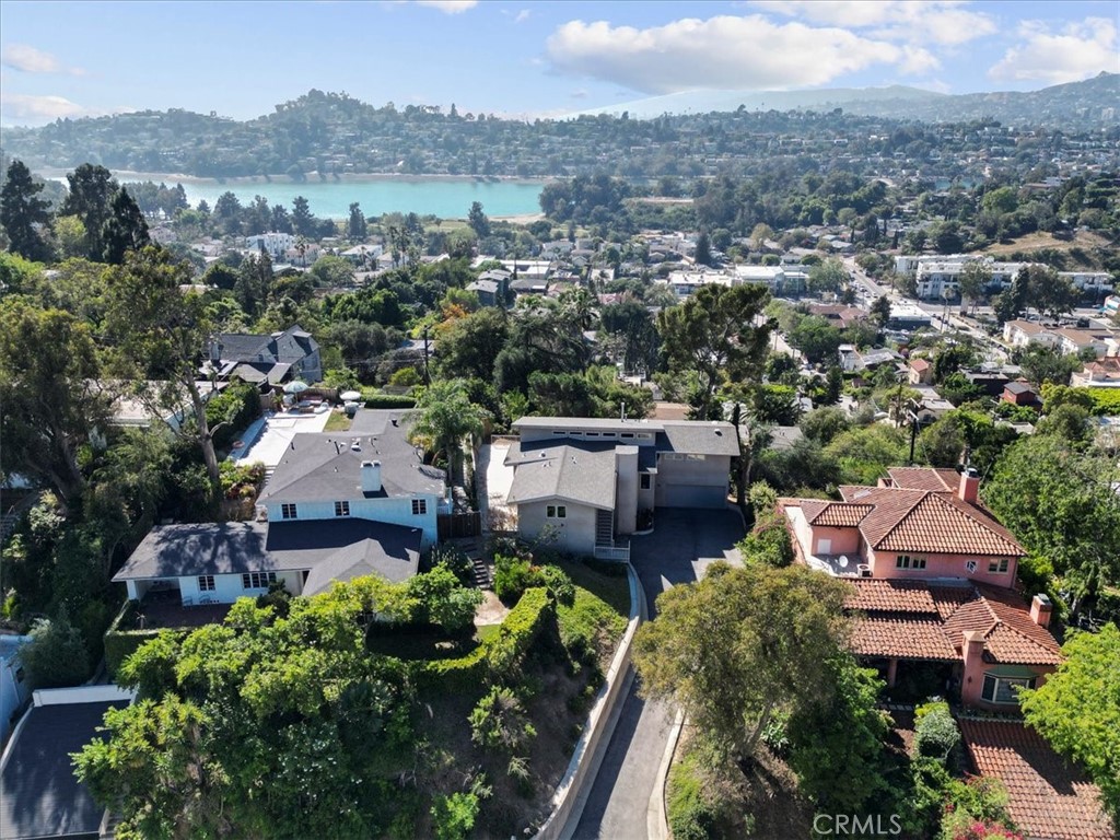 2377 Silver Ridge Avenue Los Angeles, CA 90039 - Photo 7 of 46 an aerial view of a house with a garden
