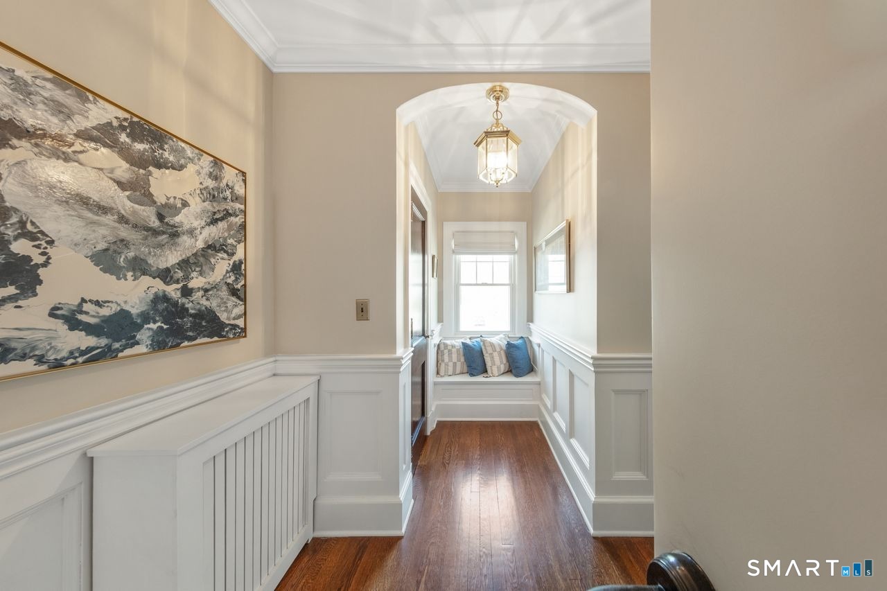 41 Chester Street Stamford, CT 06905 - Photo 21 of 40 a view of livingroom with wooden floor