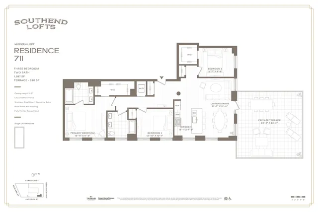 $2,575,000 | 38 Jackson Street, Unit 711, Hoboken, NJ 07030