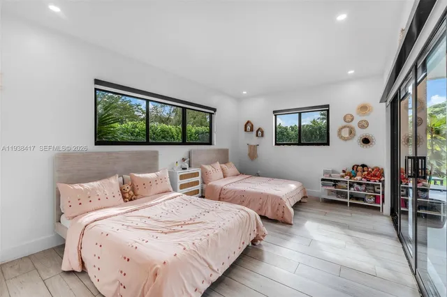 a workspace with furniture and window