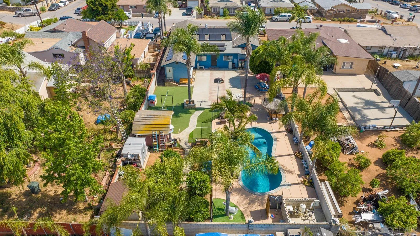 124 East View Street Fallbrook, CA 92028 - Photo 2 of 50 an aerial view of residential houses with outdoor space