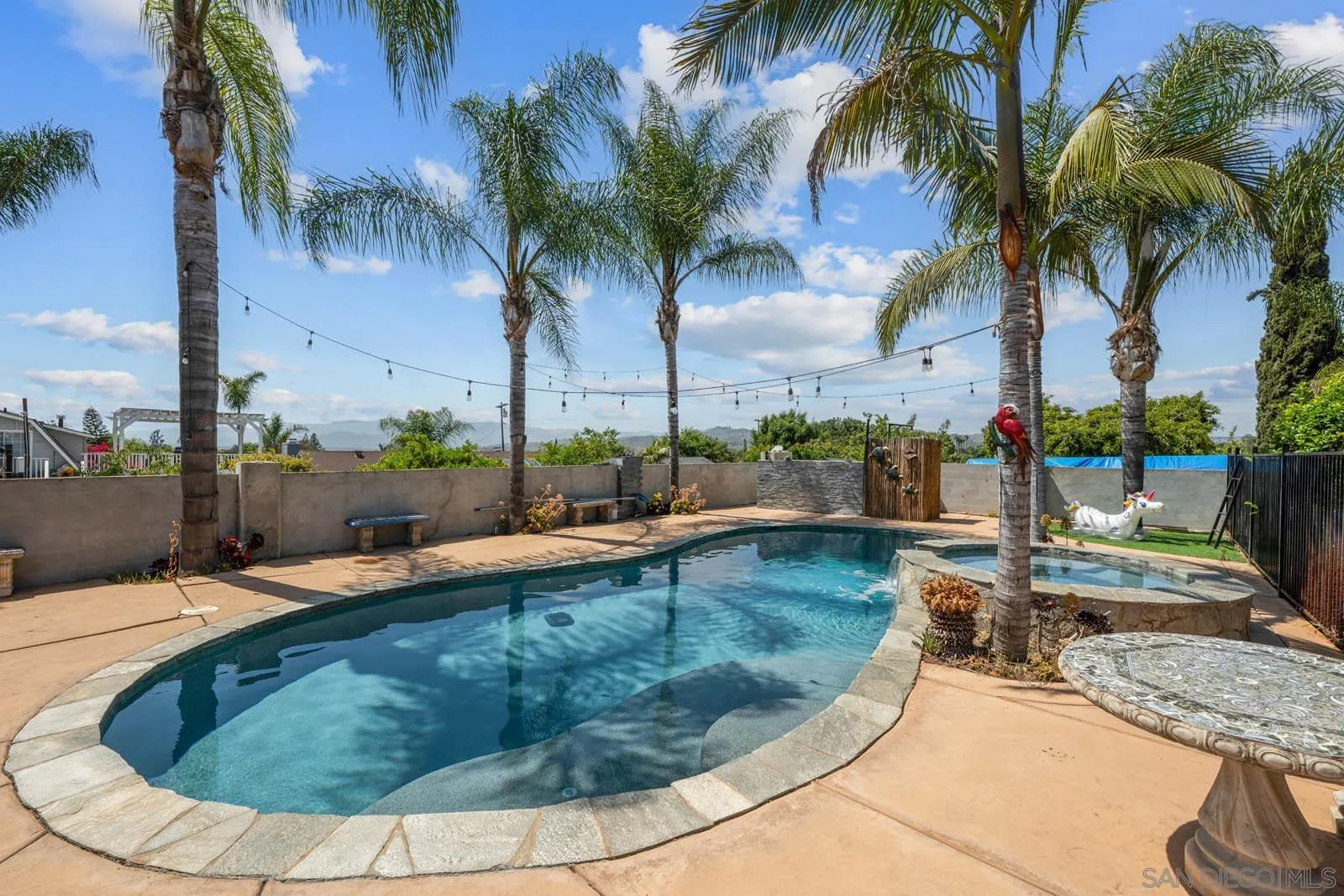 124 East View Street Fallbrook, CA 92028 - Photo 47 of 50 a view of outdoor space with swimming pool