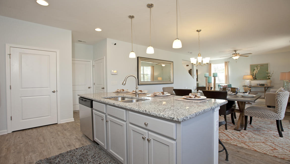 211 Goshen Road Moncks Corner, SC 29461 - Photo 13 of 46 Open Kitchen w/Granite Island!