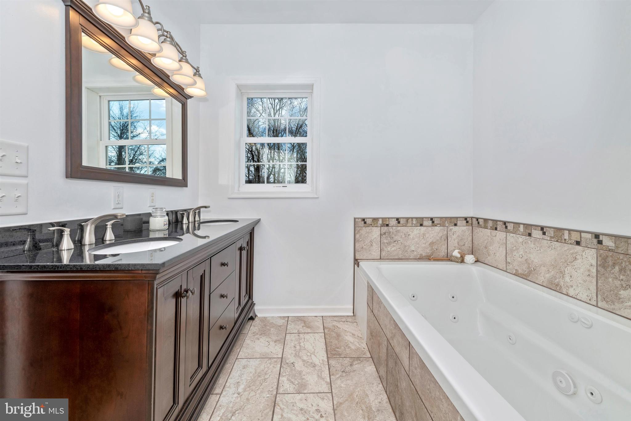 5655 Buffalo Road Mount Airy, MD 21771 - Photo 37 of 84 Master Bath has Double Vanity & Jetted Tub