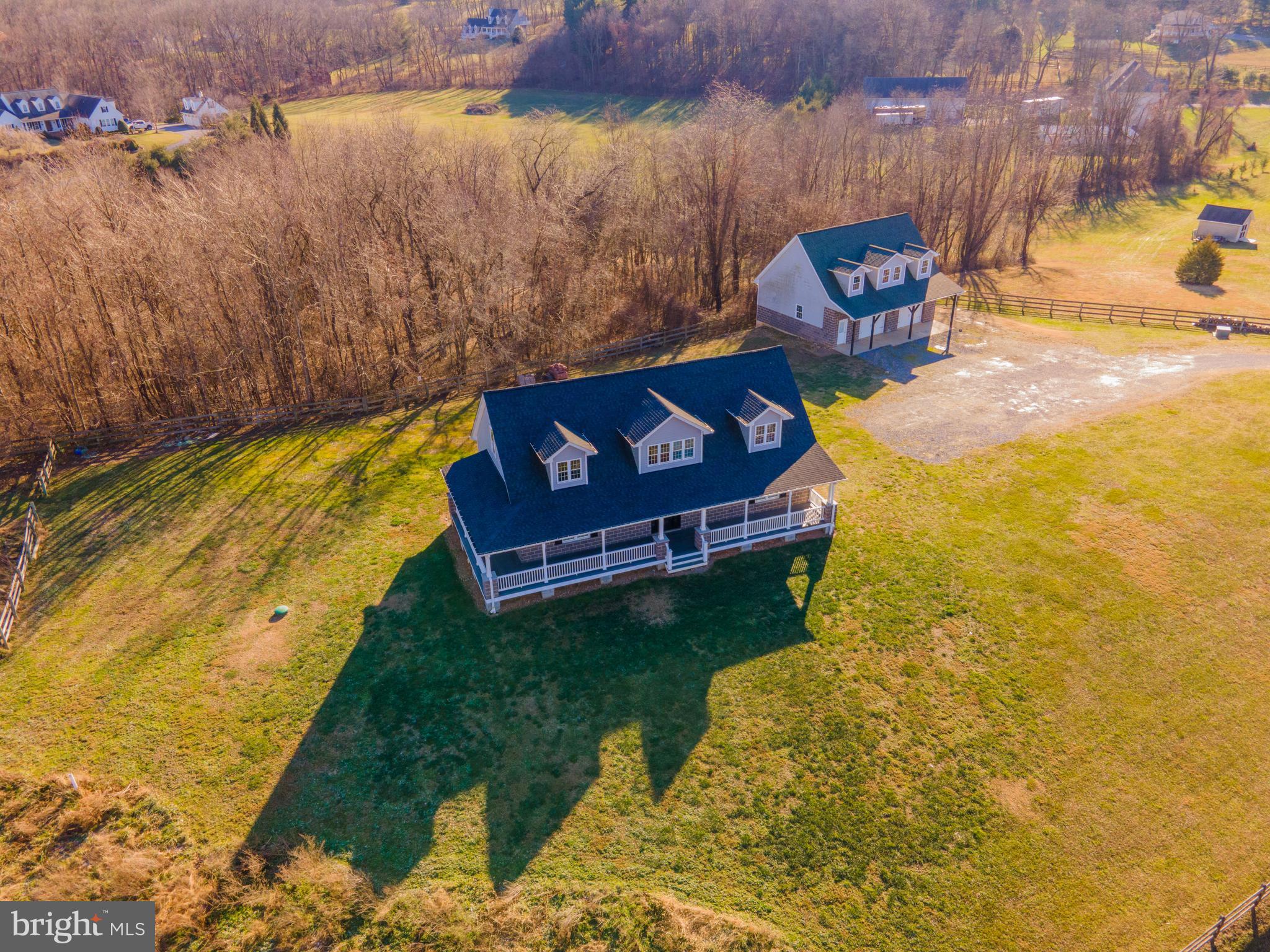 5655 Buffalo Road Mount Airy, MD 21771 - Photo 7 of 84 Aerial View of Home & Garage