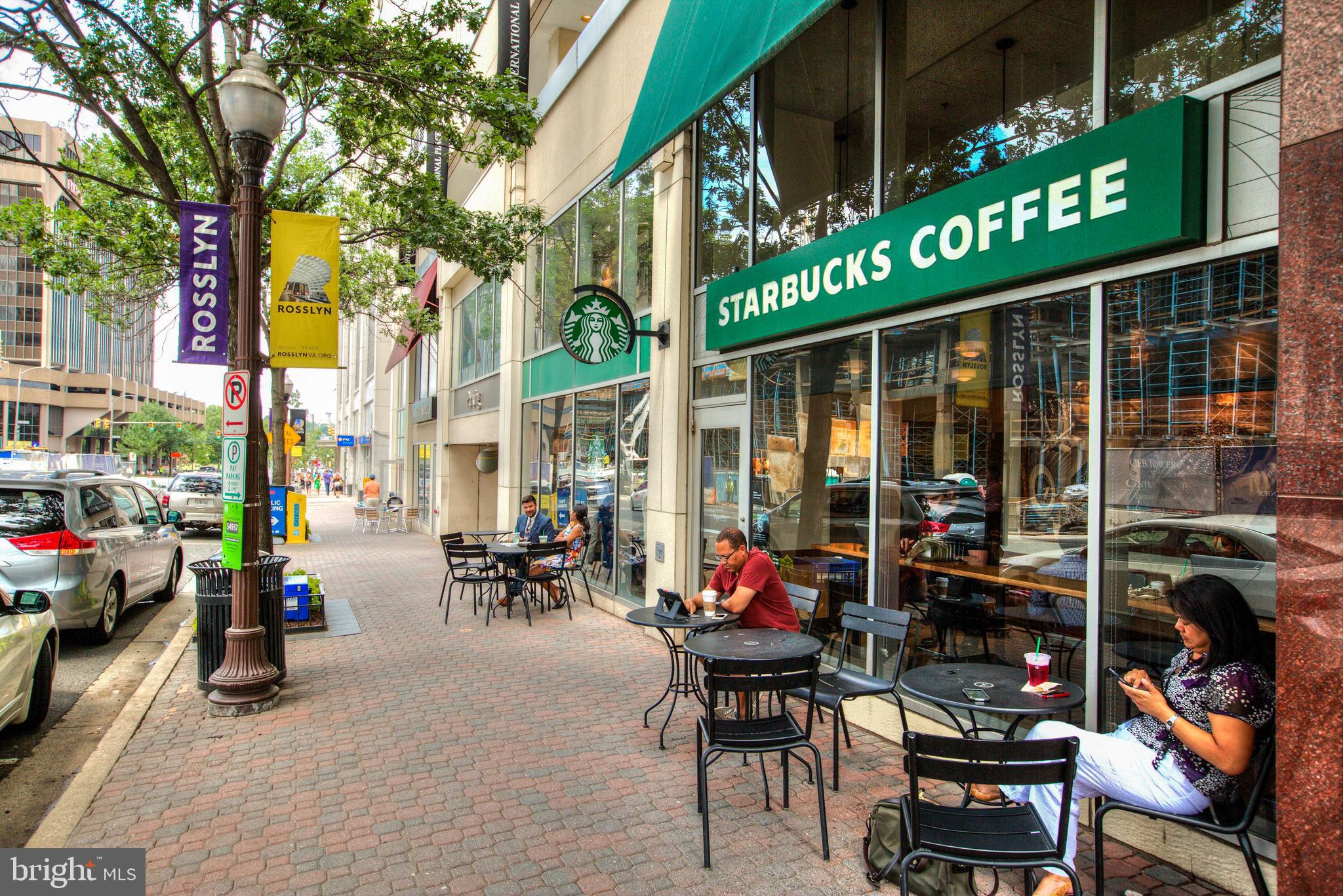 1555 North Colonial Terrace, Unit 600 Arlington, VA 22209 - Photo 27 of 29 a view of a tables and chairs in a patio