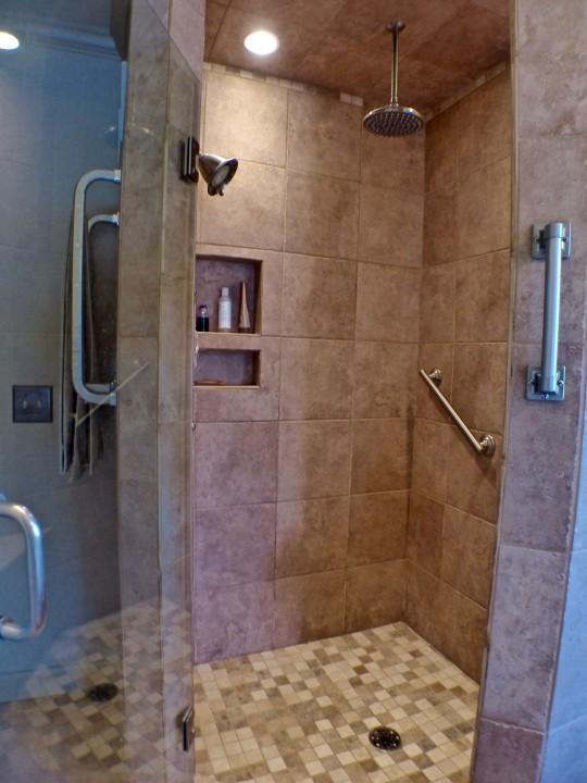 1100 Burning Tree Road Pinehurst, NC 28374 - Photo 12 of 28 Great master tiled shower with rain shower head.