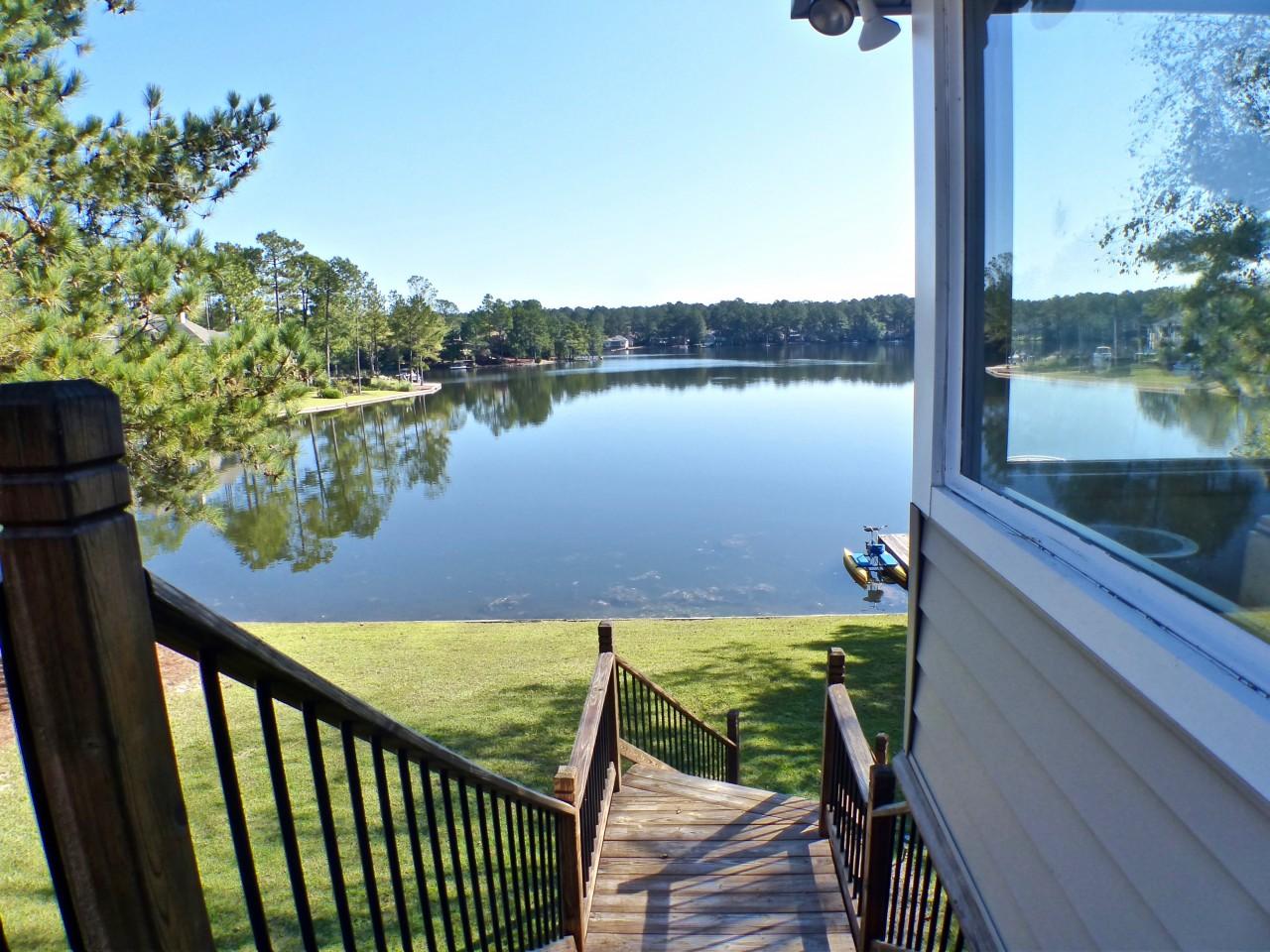 1100 Burning Tree Road Pinehurst, NC 28374 - Photo 21 of 28 From this deck you will enjoy the views of Lake Pinehurst, a 200 acre lake.