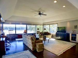 1100 Burning Tree Road Pinehurst, NC 28374 - Photo 3 of 28 This home has a large great room wrap with around windows and glass doors to maximize the views of the lake,