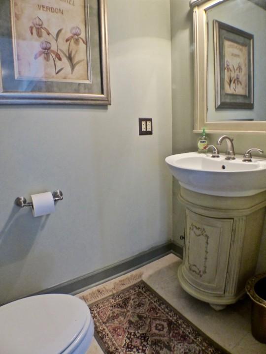 1100 Burning Tree Road Pinehurst, NC 28374 - Photo 8 of 28 This powder room is right off the entry hall.