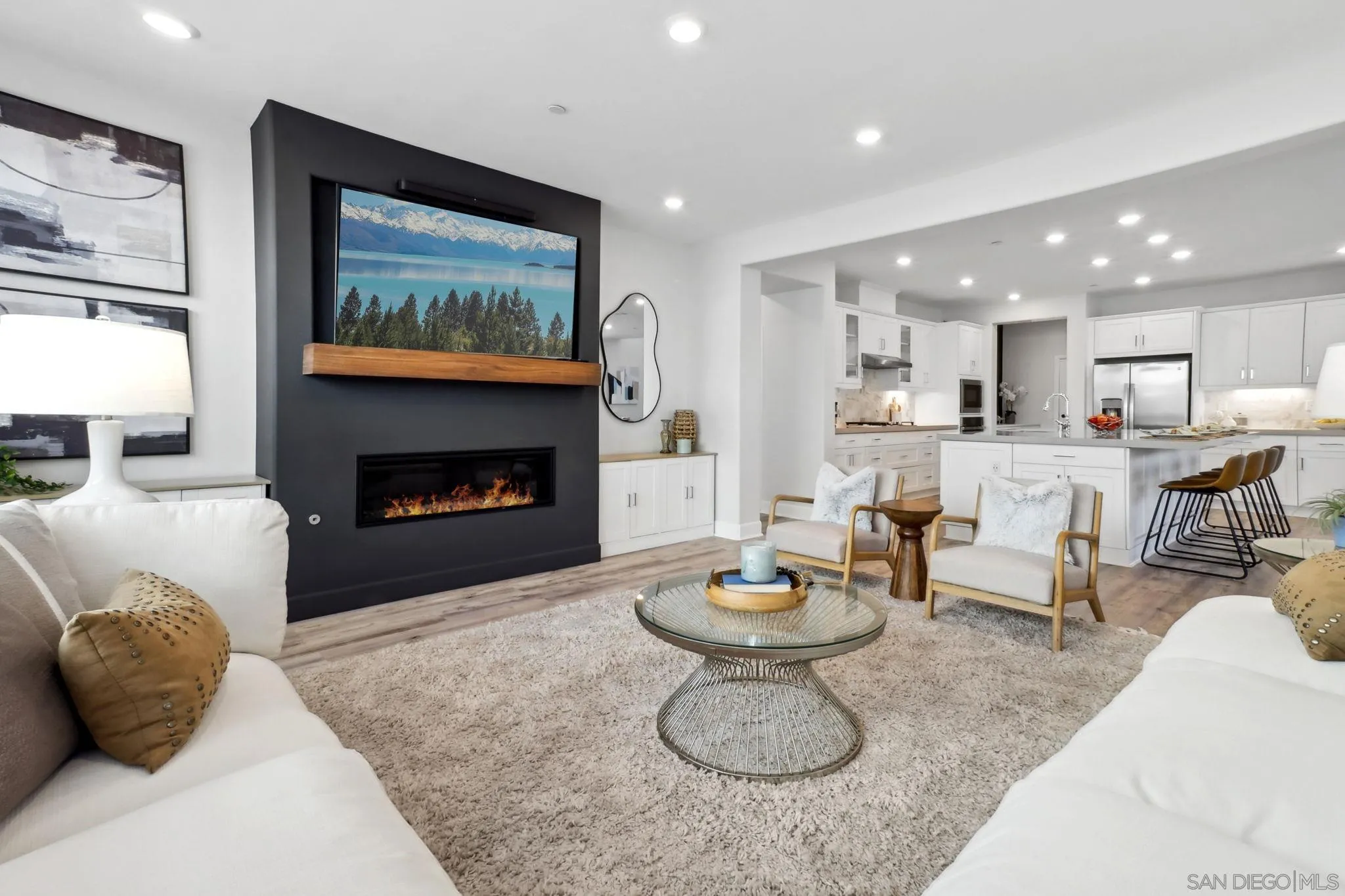 941 Lindbergh Drive San Marcos, CA 92069 - Photo 9 of 44 a living room with furniture and a fireplace