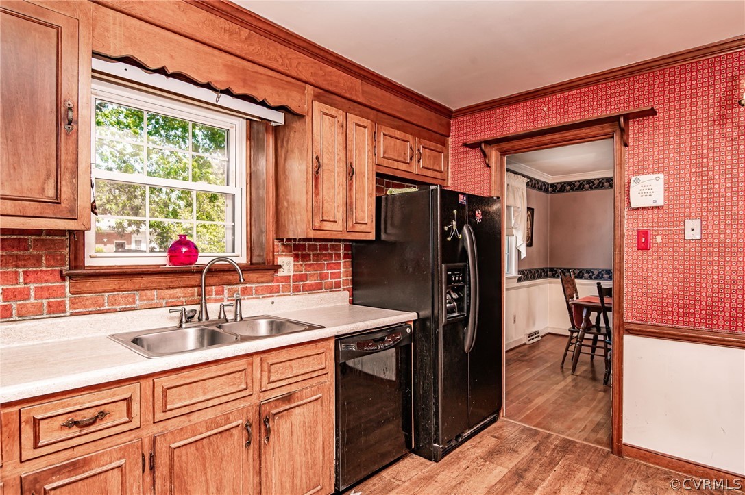 10960 Stepney Road Chester, VA 23831 - Photo 11 of 31 a kitchen with stainless steel appliances granite countertop a refrigerator and a sink