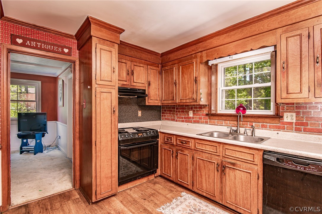 10960 Stepney Road Chester, VA 23831 - Photo 10 of 31 a kitchen with stainless steel appliances granite countertop a sink stove and cabinets