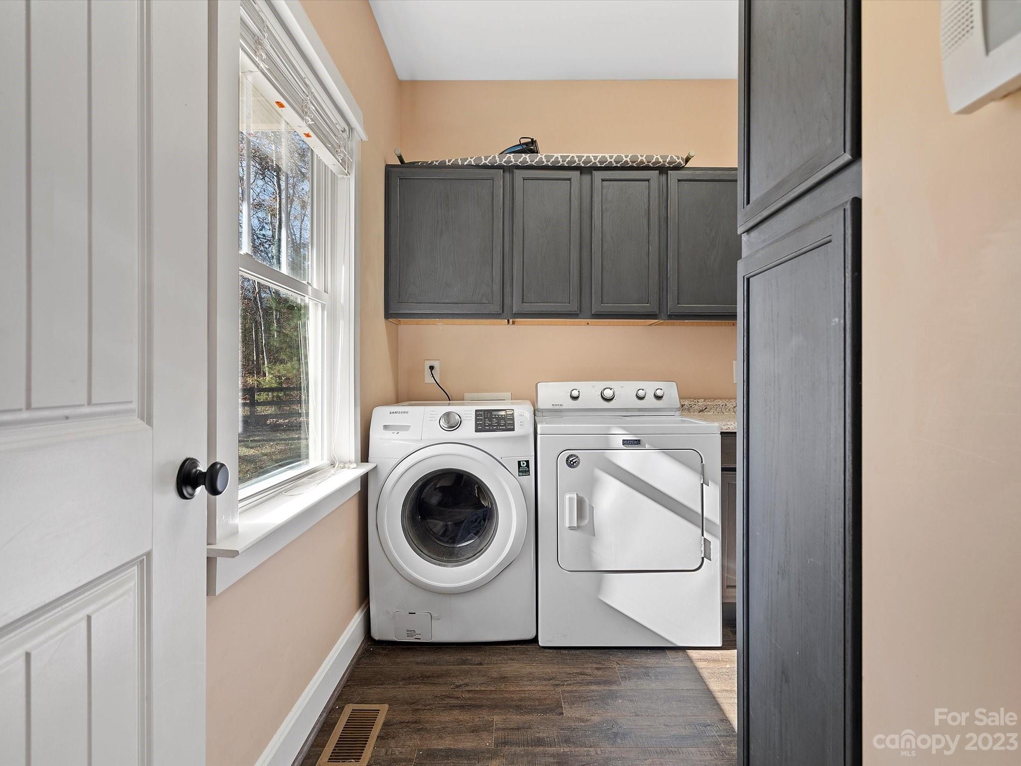 810 Sutton Spring Road York, SC 29745 - Photo 21 of 47 a utility room with dryer and washer
