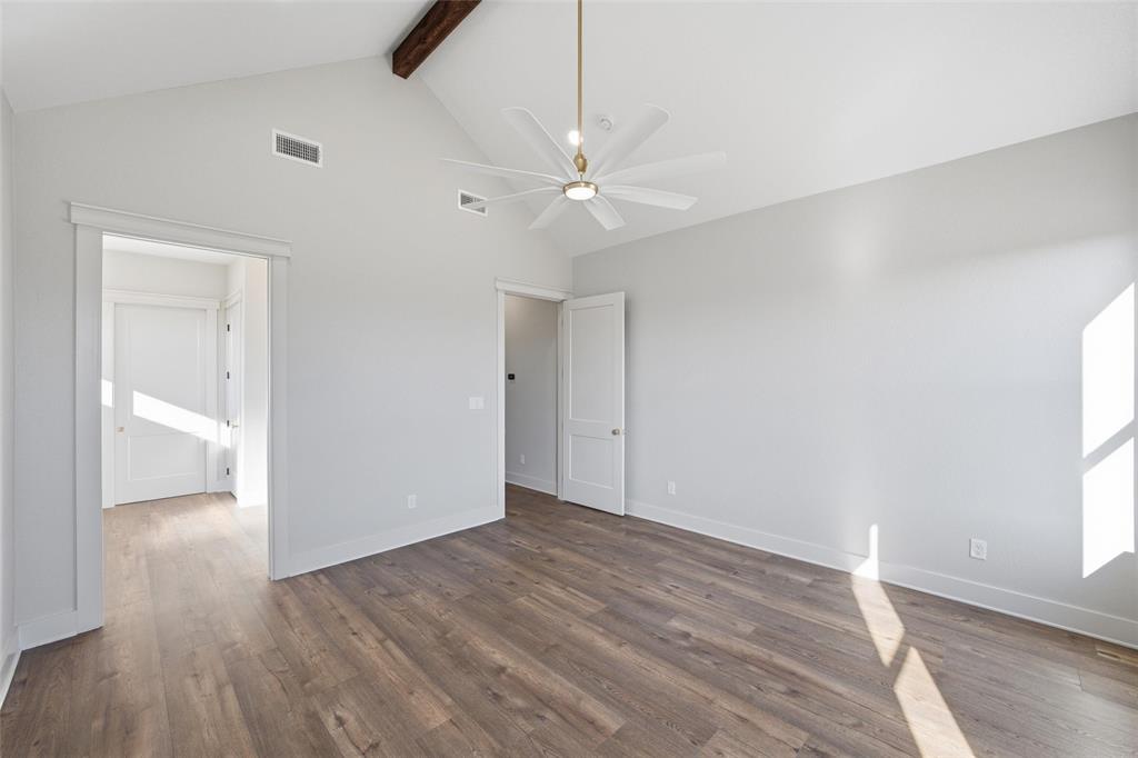 348 Lacek Mill Road China Spring, TX 76633 - Photo 24 of 40 wooden floor in an empty room with a window