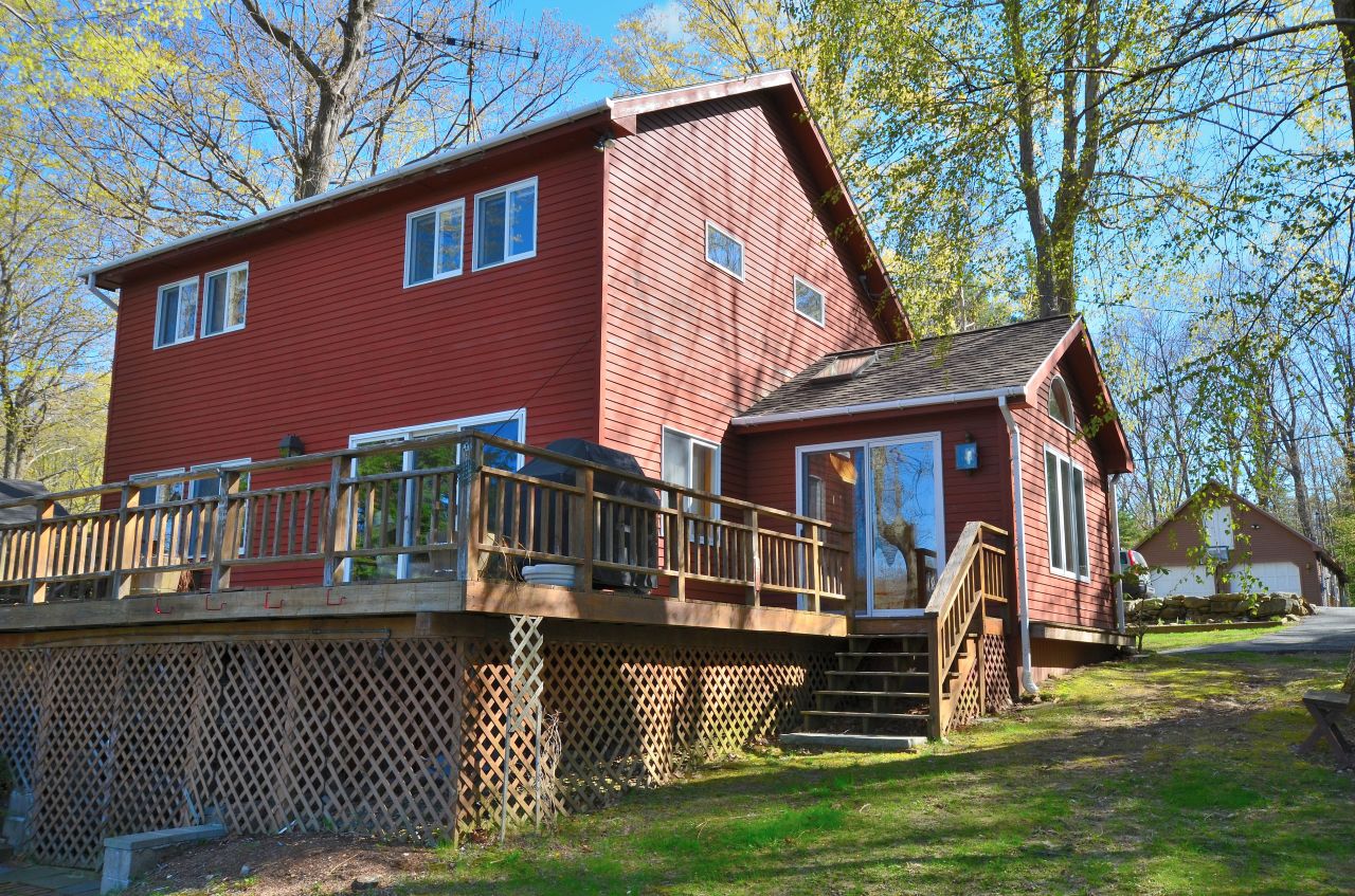 202 Kibbe Road Otis, MA 01029 - Photo 2 of 22 front view of house with a yard