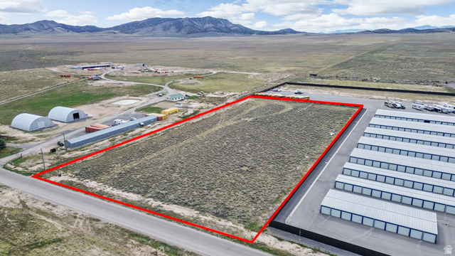 727 South Allens Rnch Road, Unit 8 Fairfield, UT 84013 - Photo 14 of 16 Overview of rural landscape featuring property parcel outlined and mountains