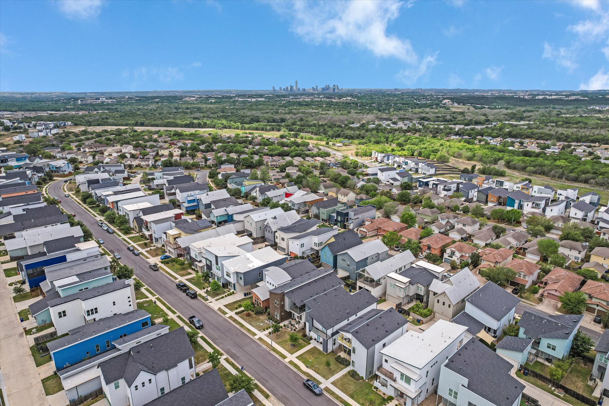 6136 Florencia Lane Austin, TX 78724 - Photo 35 of 40 Aerial view of residential area