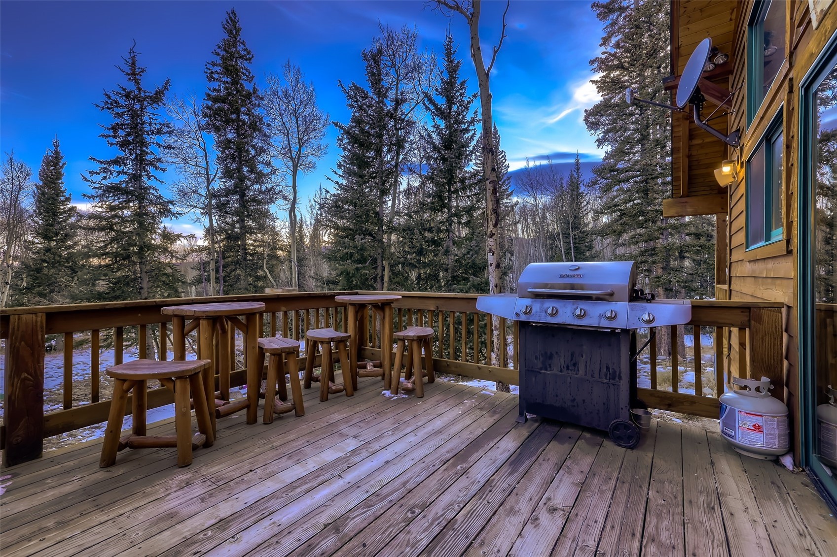 490 Adventure Road Alma, CO 80420 - Photo 26 of 28 Wooden deck featuring area for grilling