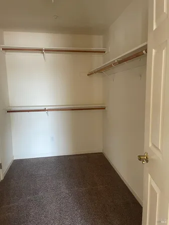 a view of a walk in closet