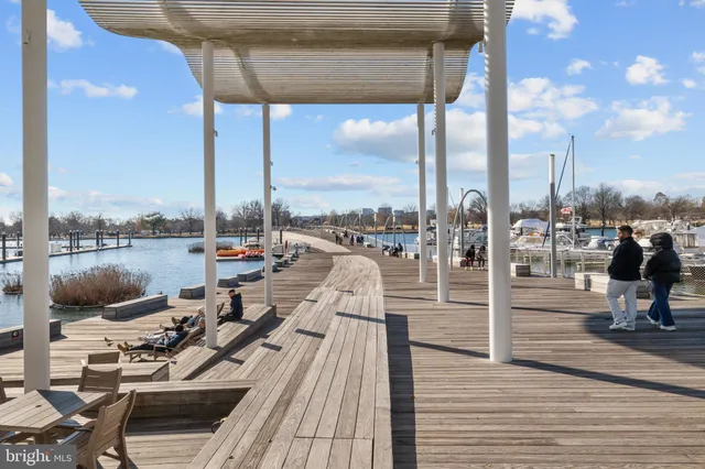 a front view of a building with a street