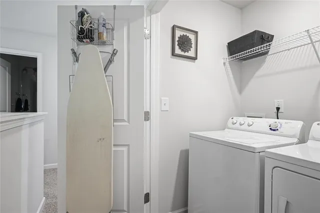 a view of a lake with a yard