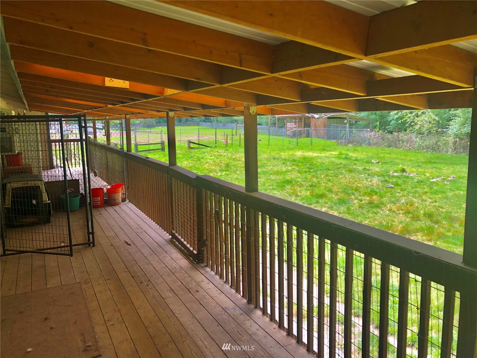 144 Morgan Road Toutle, WA 98649 - Photo 26 of 40 a view of yard with deck