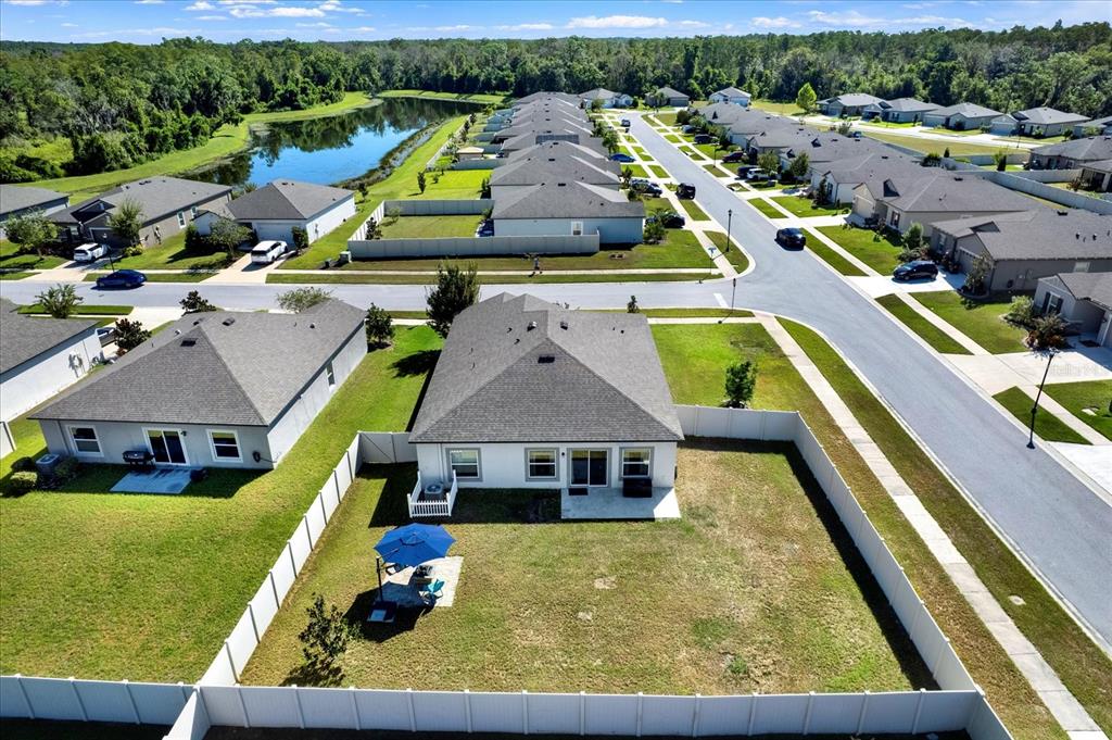 12103 Gothic Rd Spring Hill Spring Hill, FL 34610 - Photo 28 of 44 an aerial view of a house with a big yard