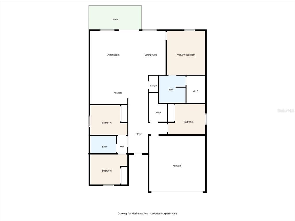 12103 Gothic Rd Spring Hill Spring Hill, FL 34610 - Photo 44 of 44 a picture of a floor plan