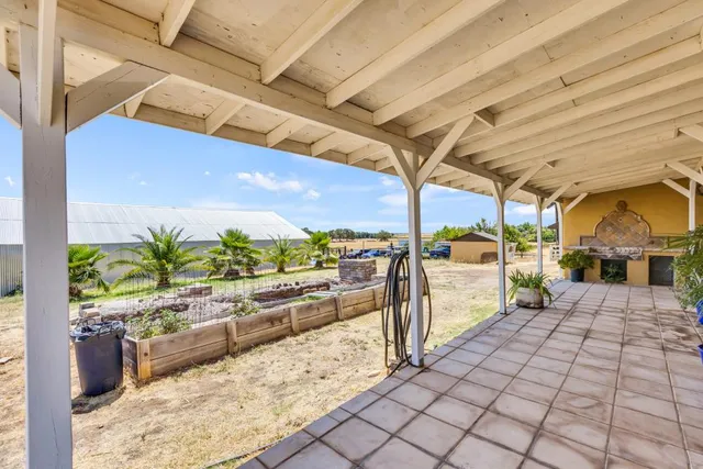 a car parked in front of a house