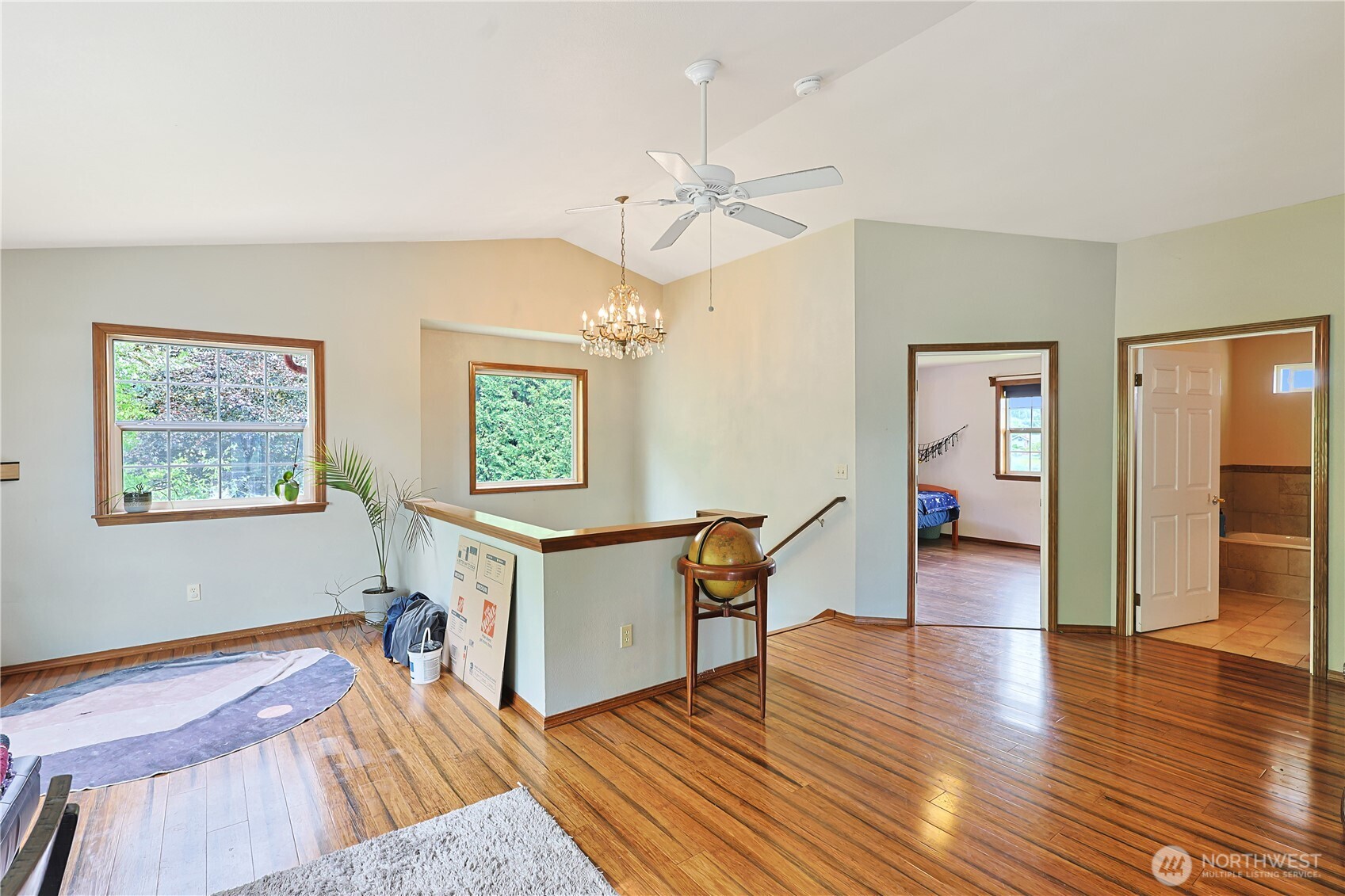 447 Boistfort Road Curtis, WA 98538 - Photo 14 of 40 a living room with furniture and a wooden floor