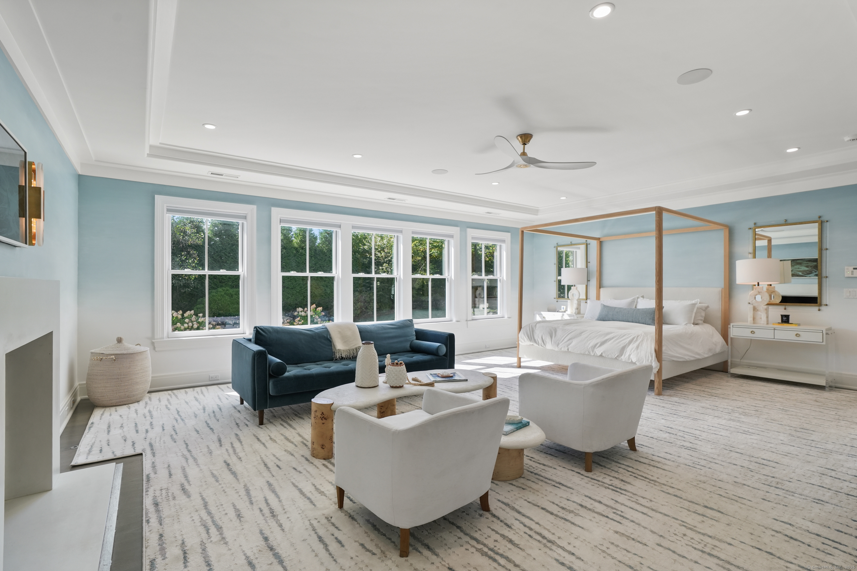 9 Burr Farms Road Westport, CT 06880 - Photo 14 of 40 a living room with furniture and a large window