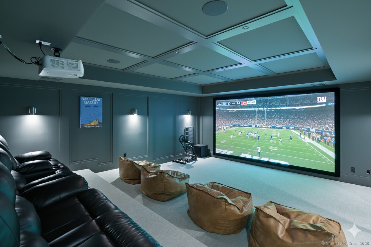 9 Burr Farms Road Westport, CT 06880 - Photo 26 of 40 a room with furniture and a flat screen tv