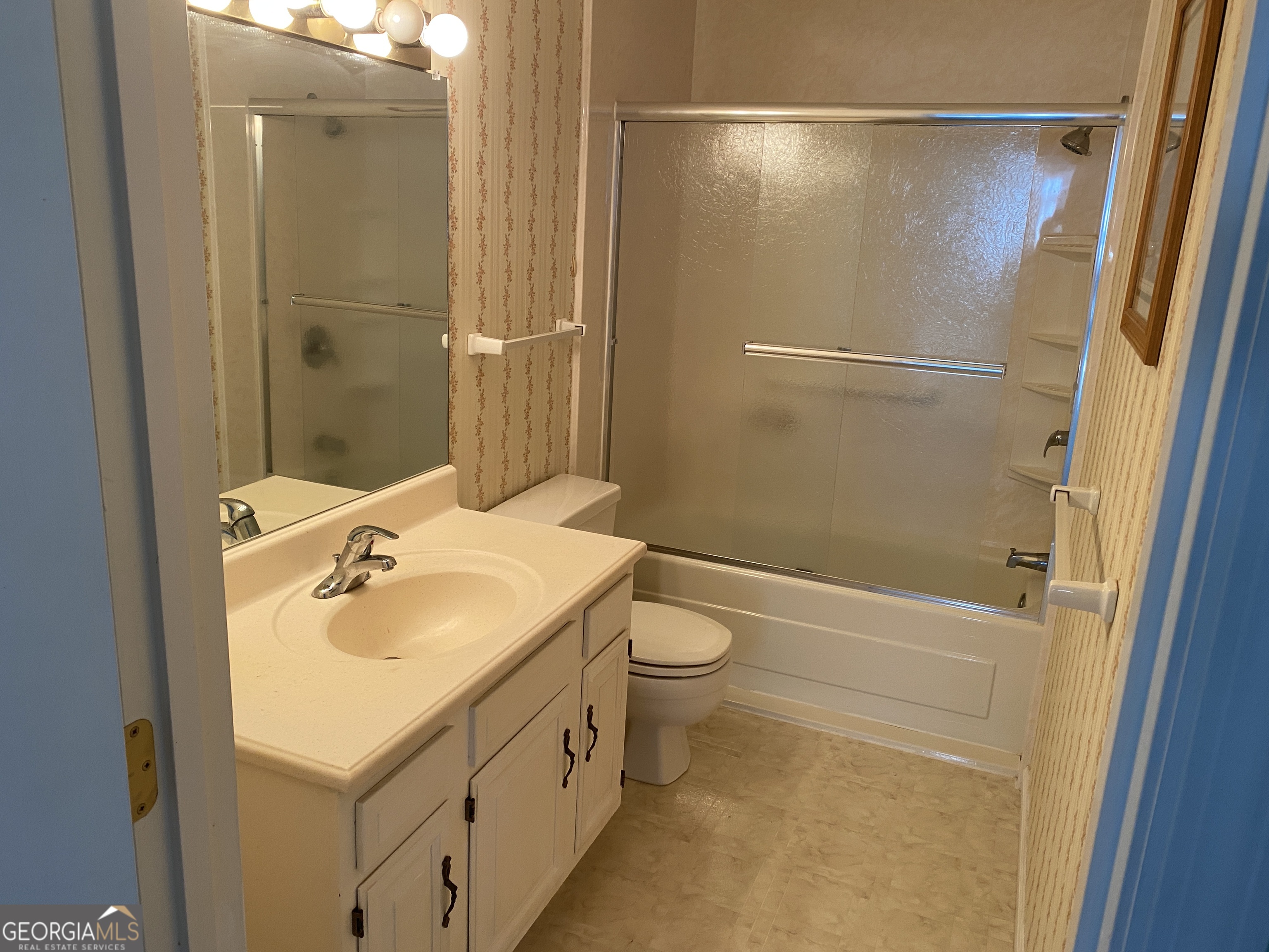 373 Western Way Rabun Gap, GA 30568 - Photo 18 of 30 a bathroom with a sink toilet and shower